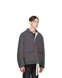 Мужская темно-серая ветровка от Jil Sanderand