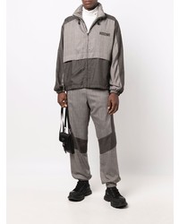 Мужская темно-серая ветровка от Moschino