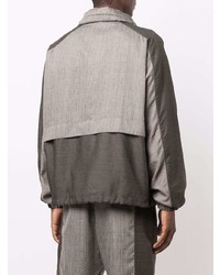 Мужская темно-серая ветровка от Moschino