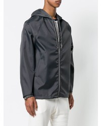 Мужская темно-серая ветровка от Thom Browne