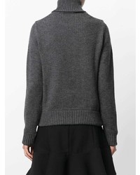 Женская темно-серая водолазка с принтом от Dsquared2