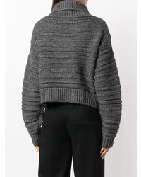 Женская темно-серая вязаная водолазка от Barena