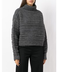 Женская темно-серая вязаная водолазка от Barena