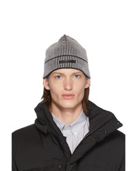 Мужская темно-серая вязаная шапка от Givenchy