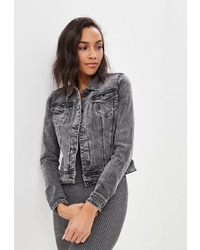 Женская темно-серая джинсовая куртка от Alcott