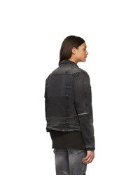 Мужская темно-серая джинсовая куртка от Amiri