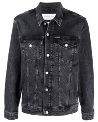Мужская темно-серая джинсовая куртка от Calvin Klein Jeans