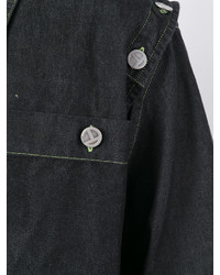 Мужская темно-серая джинсовая куртка от Telfar