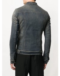 Мужская темно-серая джинсовая куртка от Rick Owens DRKSHDW