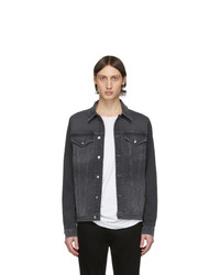 Мужская темно-серая джинсовая куртка от Frame
