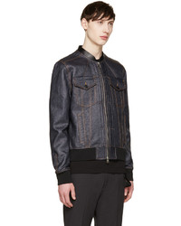 Мужская темно-серая джинсовая куртка от Juun.J