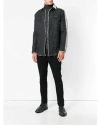 Мужская темно-серая джинсовая куртка от Di Liborio