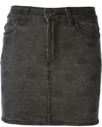 Темно-серая джинсовая мини-юбка от American Retro