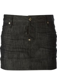 Темно-серая джинсовая мини-юбка от Dsquared2