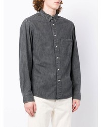 Мужская темно-серая джинсовая рубашка от Isabel Marant