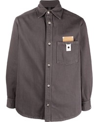 Мужская темно-серая джинсовая рубашка от Craig Green