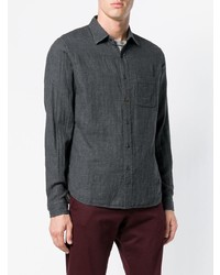 Мужская темно-серая джинсовая рубашка от Alex Mill