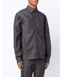 Мужская темно-серая джинсовая рубашка от Rito Structure