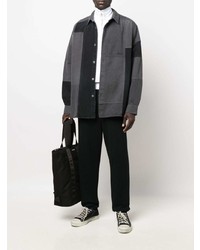 Мужская темно-серая джинсовая рубашка от Ambush