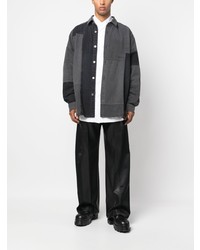 Мужская темно-серая джинсовая рубашка от Ambush