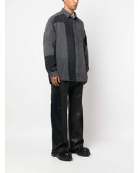 Мужская темно-серая джинсовая рубашка от Ambush