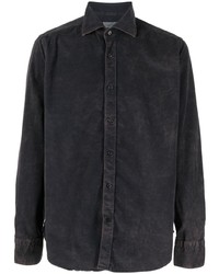 Мужская темно-серая джинсовая рубашка от Tintoria Mattei