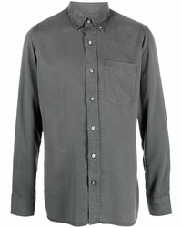 Мужская темно-серая джинсовая рубашка от Tom Ford