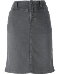 Темно-серая джинсовая юбка от Closed
