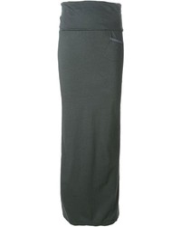 Темно-серая длинная юбка от Humanoid
