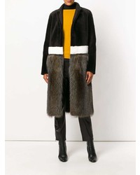 Женская темно-серая дубленка от Inès & Marèchal