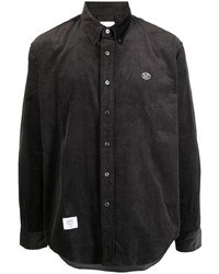 Мужская темно-серая классическая рубашка от Chocoolate