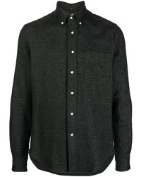 Мужская темно-серая классическая рубашка от Gitman Vintage
