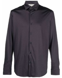 Мужская темно-серая классическая рубашка от Z Zegna