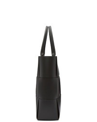 Мужская темно-серая кожаная большая сумка от Bottega Veneta