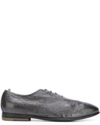 Мужская темно-серая кожаная обувь от Officine Creative