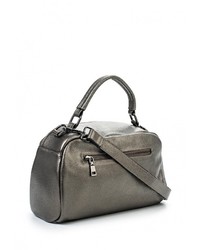 Темно-серая кожаная сумка через плечо от Anna Wolf