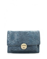 Темно-серая кожаная сумка через плечо от Zarina