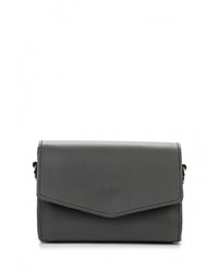 Темно-серая кожаная сумка через плечо от Zatchels
