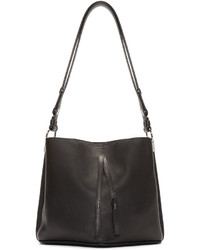 Женская темно-серая кожаная сумка от Maison Margiela