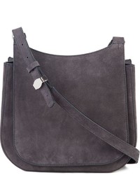Женская темно-серая кожаная сумка от The Row