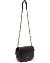 Женская темно-серая кожаная сумка от Marc Jacobs