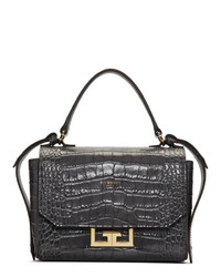 Темно-серая кожаная сумочка от Givenchy