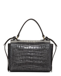 Темно-серая кожаная сумочка от Givenchy