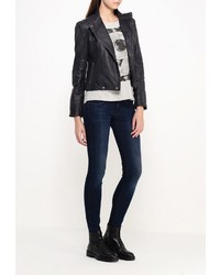 Женская темно-серая косуха от Tommy Hilfiger Denim