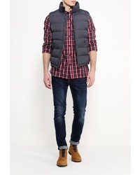 Мужская темно-серая куртка без рукавов от JDL Star