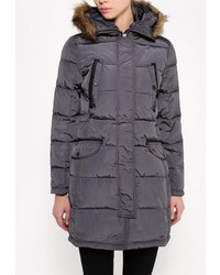 Женская темно-серая куртка-пуховик от Baon