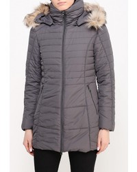 Женская темно-серая куртка-пуховик от Bruebeck