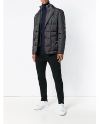 Мужская темно-серая куртка-пуховик от Moncler