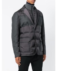 Мужская темно-серая куртка-пуховик от Moncler