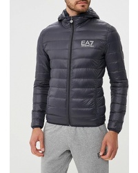 Мужская темно-серая куртка-пуховик от EA7